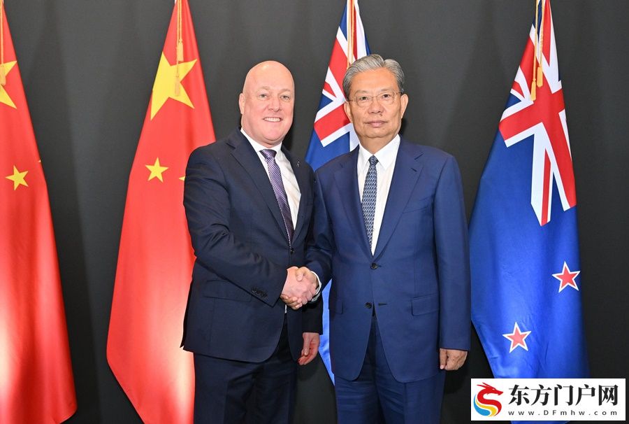 赵乐际对新西兰进行正式友好访问