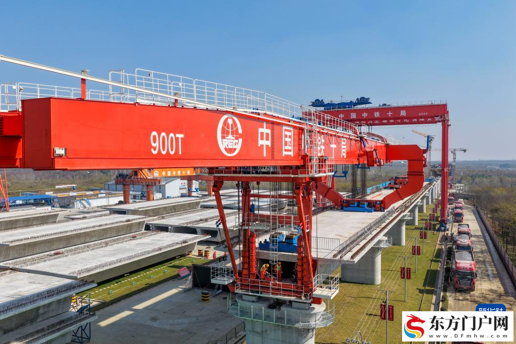 合武高铁安徽段全面进入箱梁架设阶段(图3)