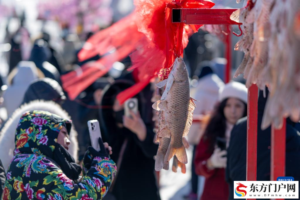 呼和浩特：哈素海第四届冬捕节开幕(图9)