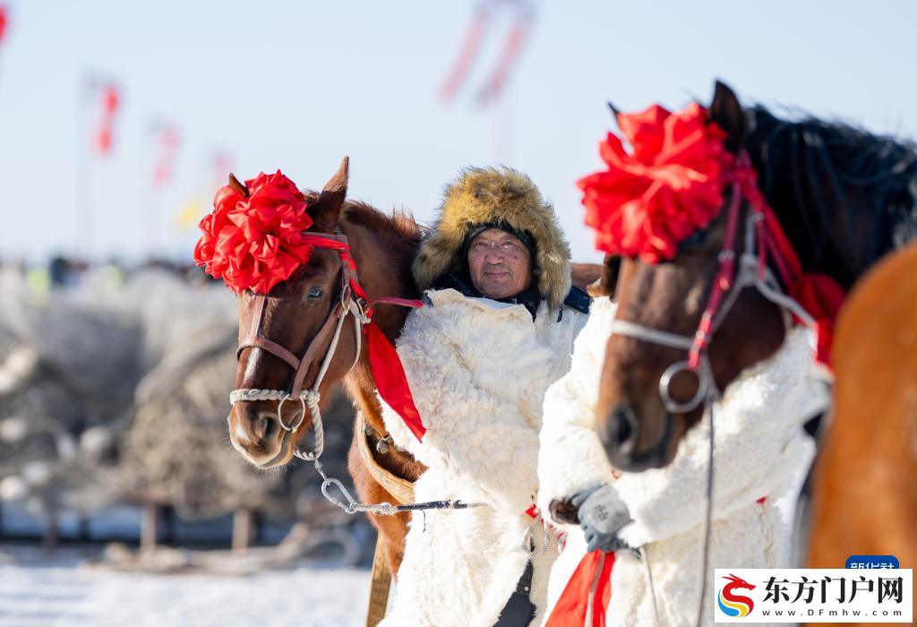 呼和浩特：哈素海第四届冬捕节开幕(图10)