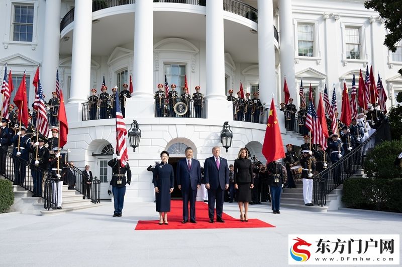 习近平出席美国总统特朗普在白宫举行的欢迎仪式(图1) 习近平出席美国总统特朗普在白宫举行的欢迎仪式(图1)