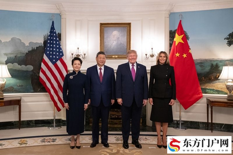 习近平出席美国总统特朗普在白宫举行的欢迎仪式(图4) 习近平出席美国总统特朗普在白宫举行的欢迎仪式(图4)