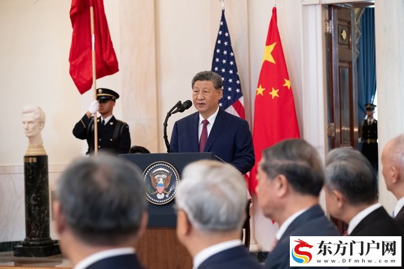 习近平出席美国总统特朗普在白宫举行的欢迎仪式(图6) 习近平出席美国总统特朗普在白宫举行的欢迎仪式(图6)