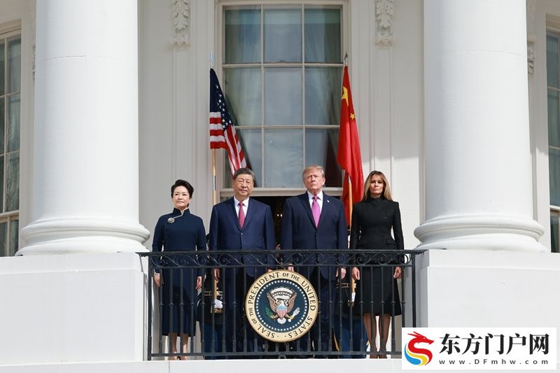 习近平出席美国总统特朗普在白宫举行的欢迎仪式(图11) 习近平出席美国总统特朗普在白宫举行的欢迎仪式(图11)