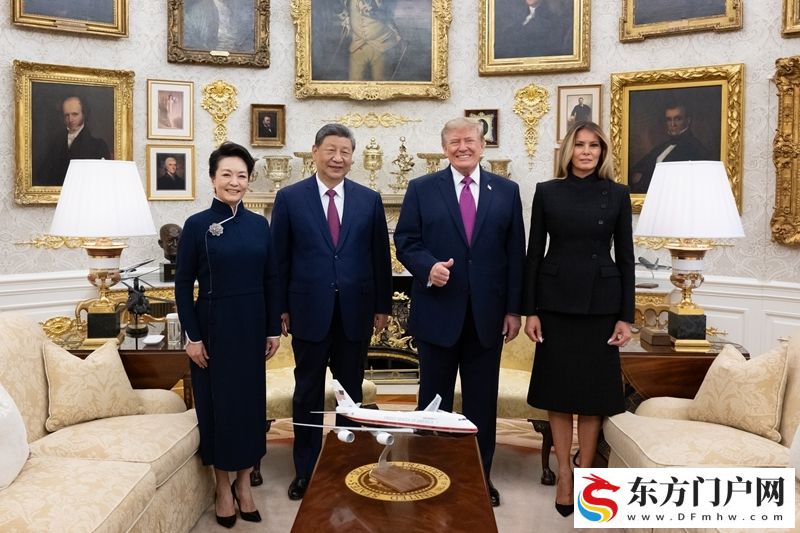 习近平出席美国总统特朗普在白宫举行的欢迎仪式(图25) 习近平出席美国总统特朗普在白宫举行的欢迎仪式(图25)